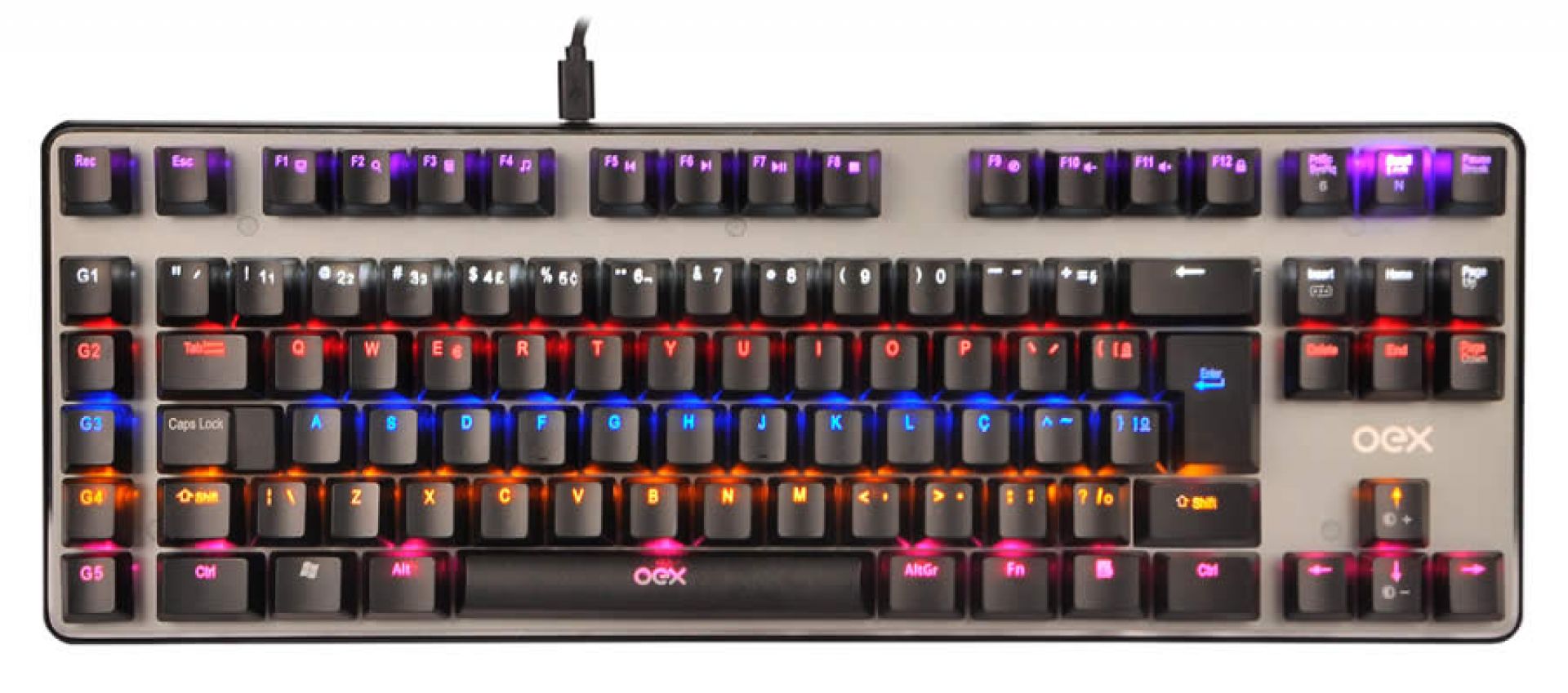 TECLADO MECANICO GAMER MULTIMIDIA BIONIC (TC601)
