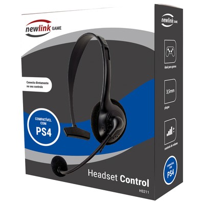 HEADSET PARA PS4 PRETO (HS211)