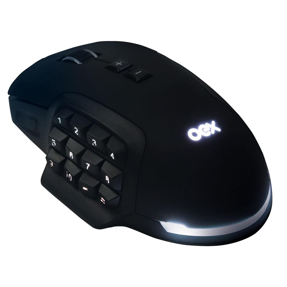 MOUSE USB SHADOW 10.000DPI COM LED MS314