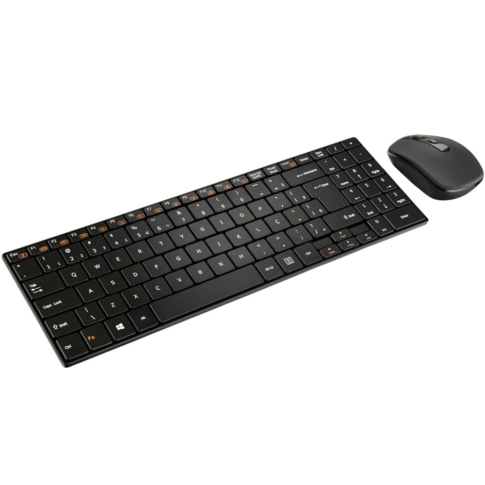 TECLADO+MOUSE WIRELESS MULTIMIDIA SLIM (TC202)