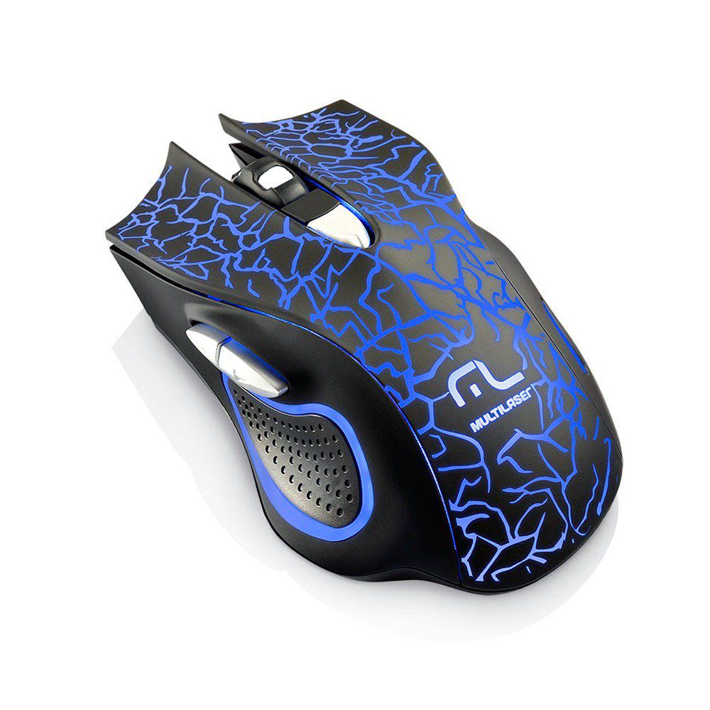 MOUSE USB GAMER 6 BOTÕES 2400DPI COM LED (MO250)