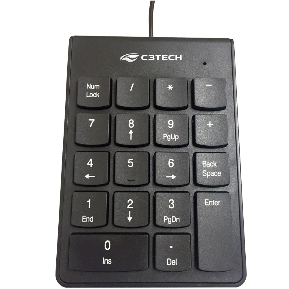 TECLADO NUMERICO USB PRETO KN-10BK
