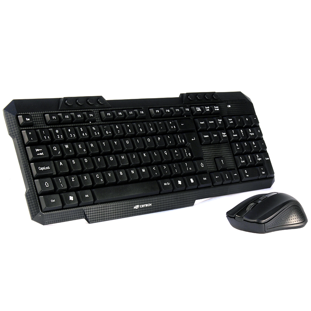 TECLADO+MOUSE WIRELESS  C3TECH K-W10BK