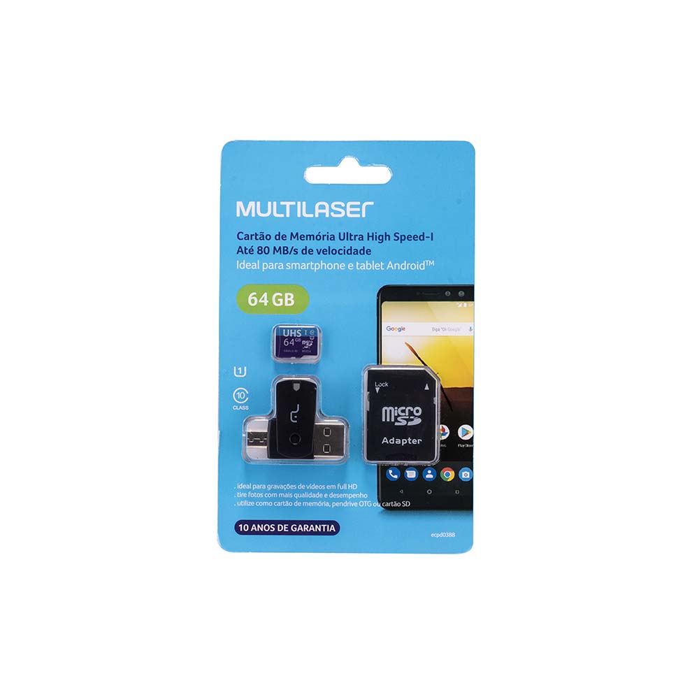 PEN DRIVE 64 GB+MICRO SD CLASSE 10  (MC152)