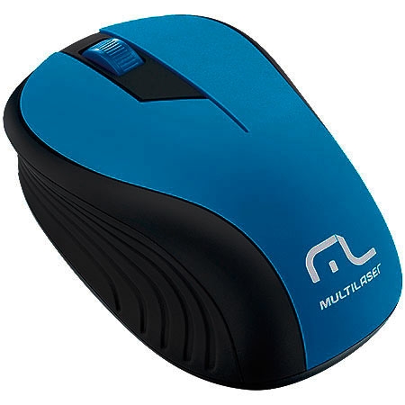 MOUSE WIRELEES PRETO E AZUL (MO215)