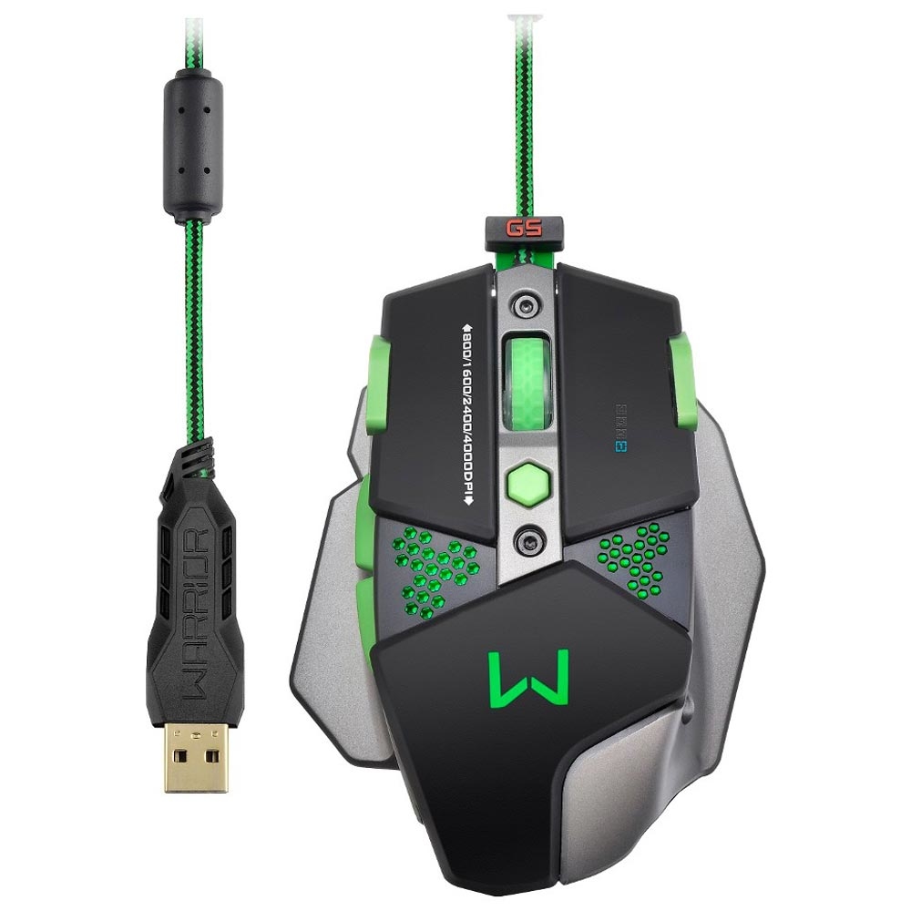 MOUSE USB GAMER 7 BOTOES 4000DPI + MOUSEPAD (MO249)