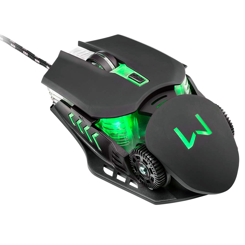MOUSE USB GAMER KEON 3200DPI LED 4 CORES 