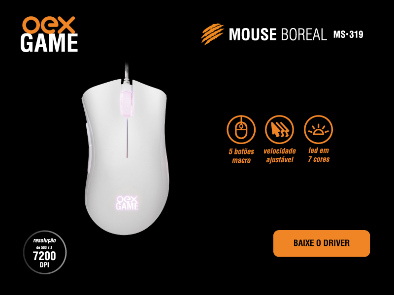 MOUSE USB BOREAL MS319