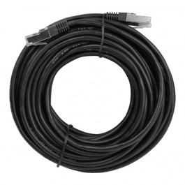 CABO DE REDE-4P-10MTS PLUS CABLE CAT5E PRETO - PC-ETHU100BK