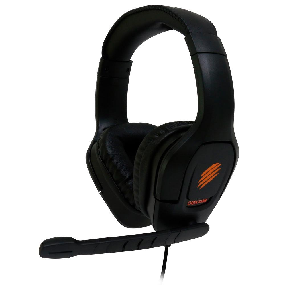 HEADSET GAMER OEX GAME BRUTAL LED VIRTUAL SURROUND 7.1 HS412
