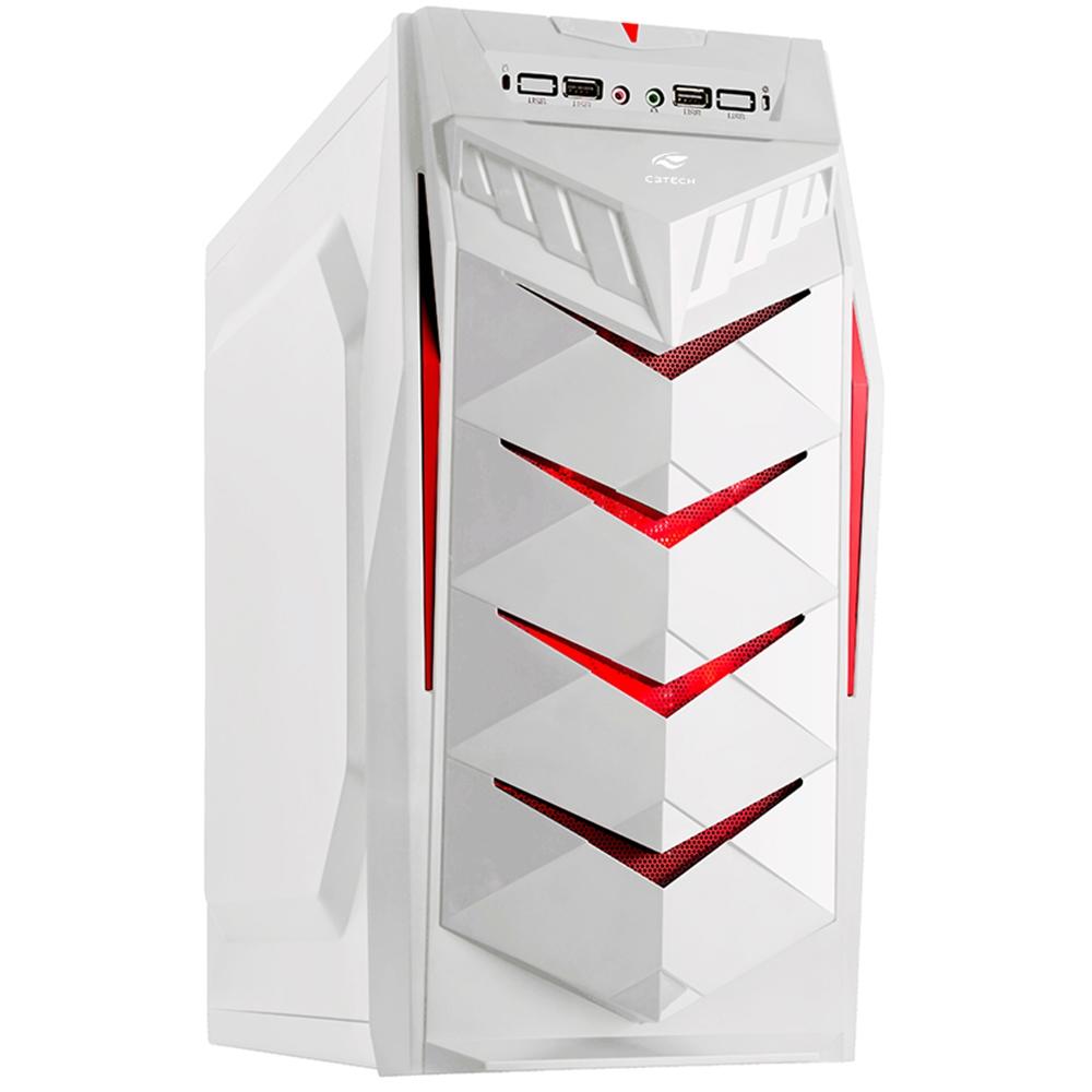 GABINETE 1 BAIA GAMER MT-G70WH BRANCO