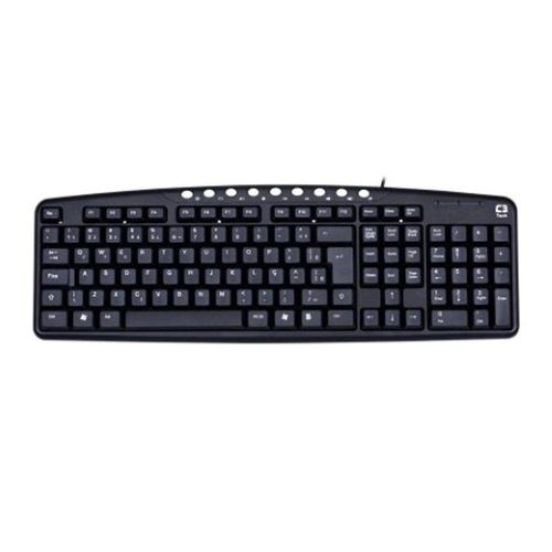TECLADO USB MULTIMIDIA KB2237BK PRETO