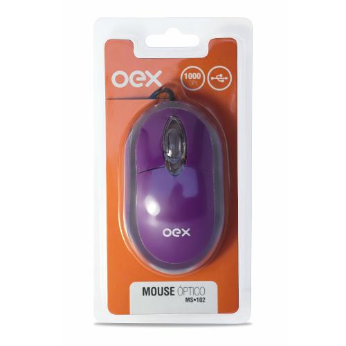 MOUSE USB LILAS MS-102