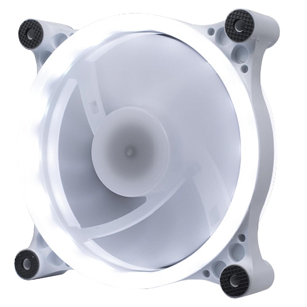 COOLER P/GABINETE F50 16 LEDS BRANCO