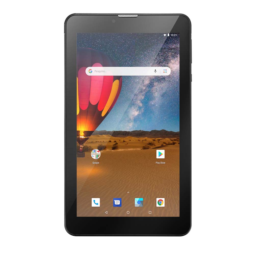 TABLET  7" MULTILASER M7 3G PLUS 16GB DUAL CHIP PRETO (NB304)