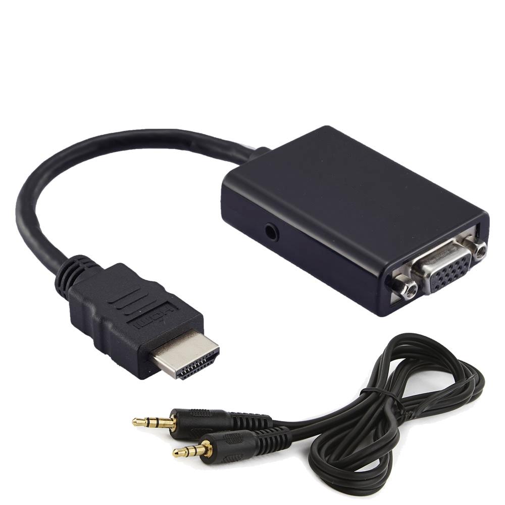 CABO CONVERSOR MD9 HDMI PARA VGA + AUDIO - 7108