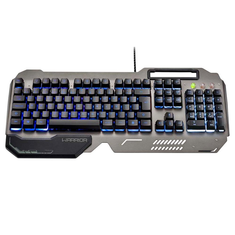 TECLADO GAMER WARRIOR RAGNAR, LED, GRAFITE (TC222)