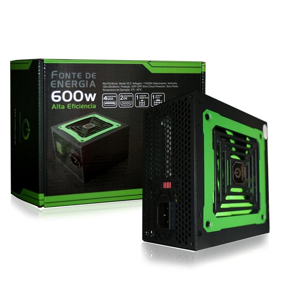 FONTE ATX  600W REAL ONE POWER (MP600W3-I)