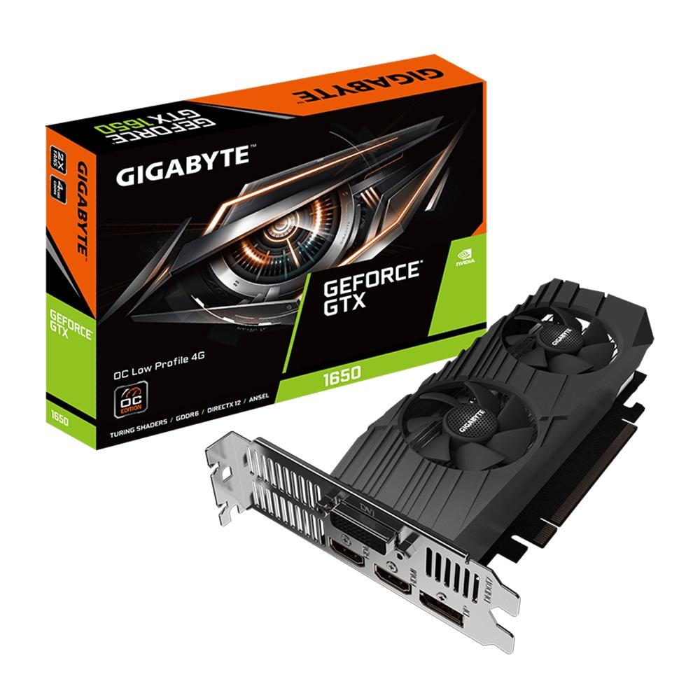 PLACA DE VIDEO 4 GB GTX 1650 GEFORCE OC DDR5 (GV-N1656OC-4GL)