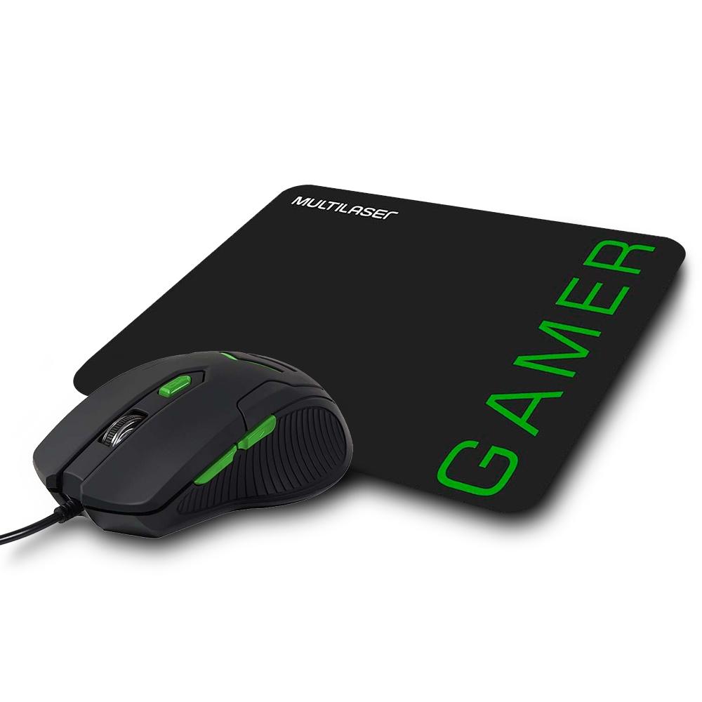 MOUSE USB GAMER + MOUSEPAD (MO273)