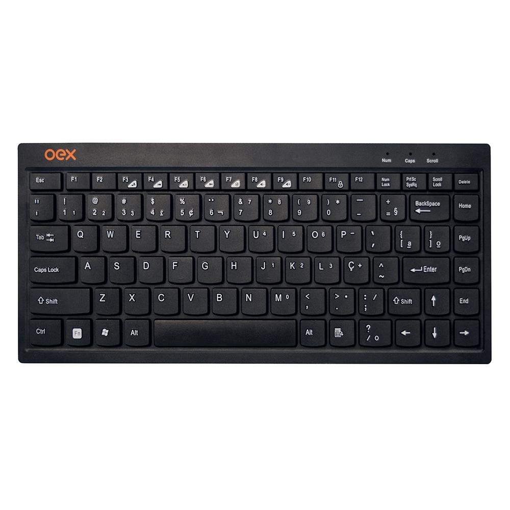 TECLADO USB FLAT MINI PRETO TC301