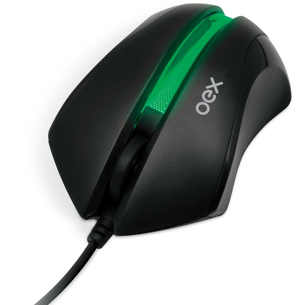 MOUSE USB LIGHTING VERDE (MS302)