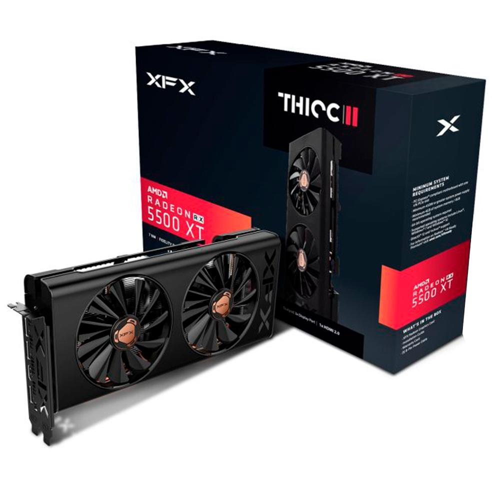 PLACA DE VIDEO 8 GB RX 5500 RADEON XT THICC II PRO GDDR6 ( RX-55XT8DFD6)