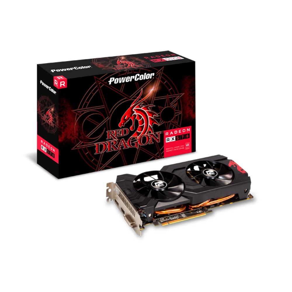 PLACA DE VIDEO 4 GB RX 570 RADEON GDDR5 AXRX570(4GBD5-DHDV3/OC)