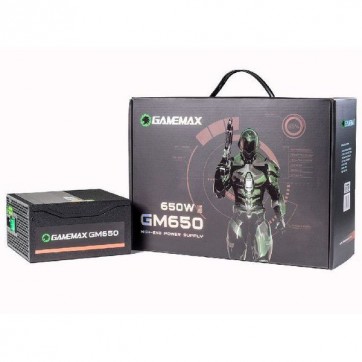 FONTE ATX  650W GAMEMAX 80 PLUS BRONZEP PFC ATIVO (GM650)