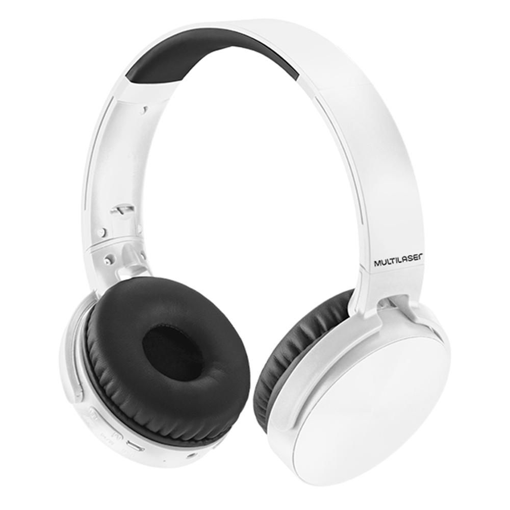 HEADPHONE BLUETOOTH MULTILASER PREMIUM BT/SD/FM BRANCO (PH265)