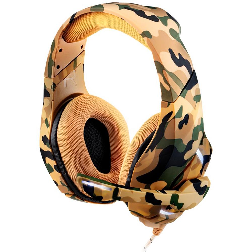 HEADSET GAMER WARRIOR STRATON LED BRANCO DRIVERS 50MM (PH305)