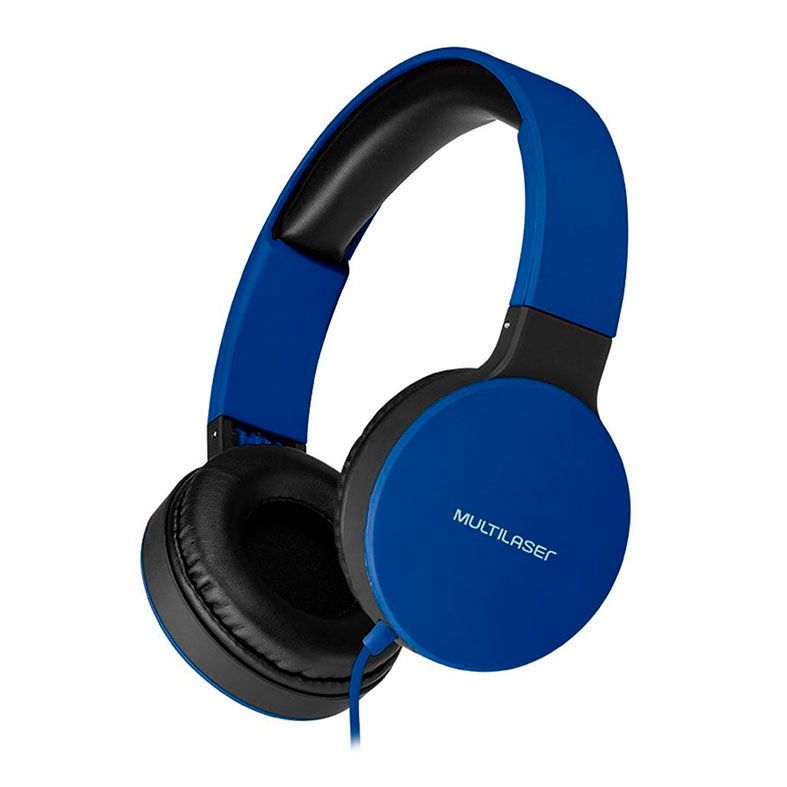 HEADPHONE MULTILASER NEW FUN WIRED AZUL (PH272)