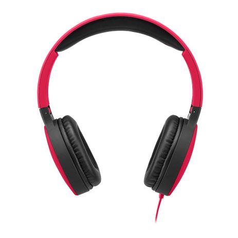 HEADPHONE MULTILASER NEW FUN WIRED VERMELHO (PH270)