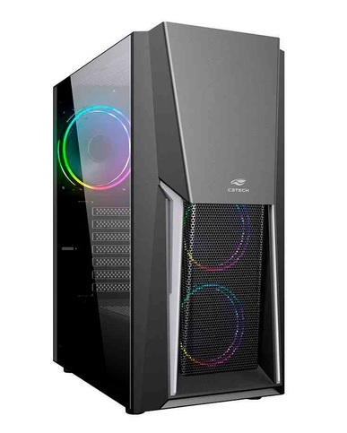 GABINETE 1 BAIA GAMER MT-G670SBK PRETO