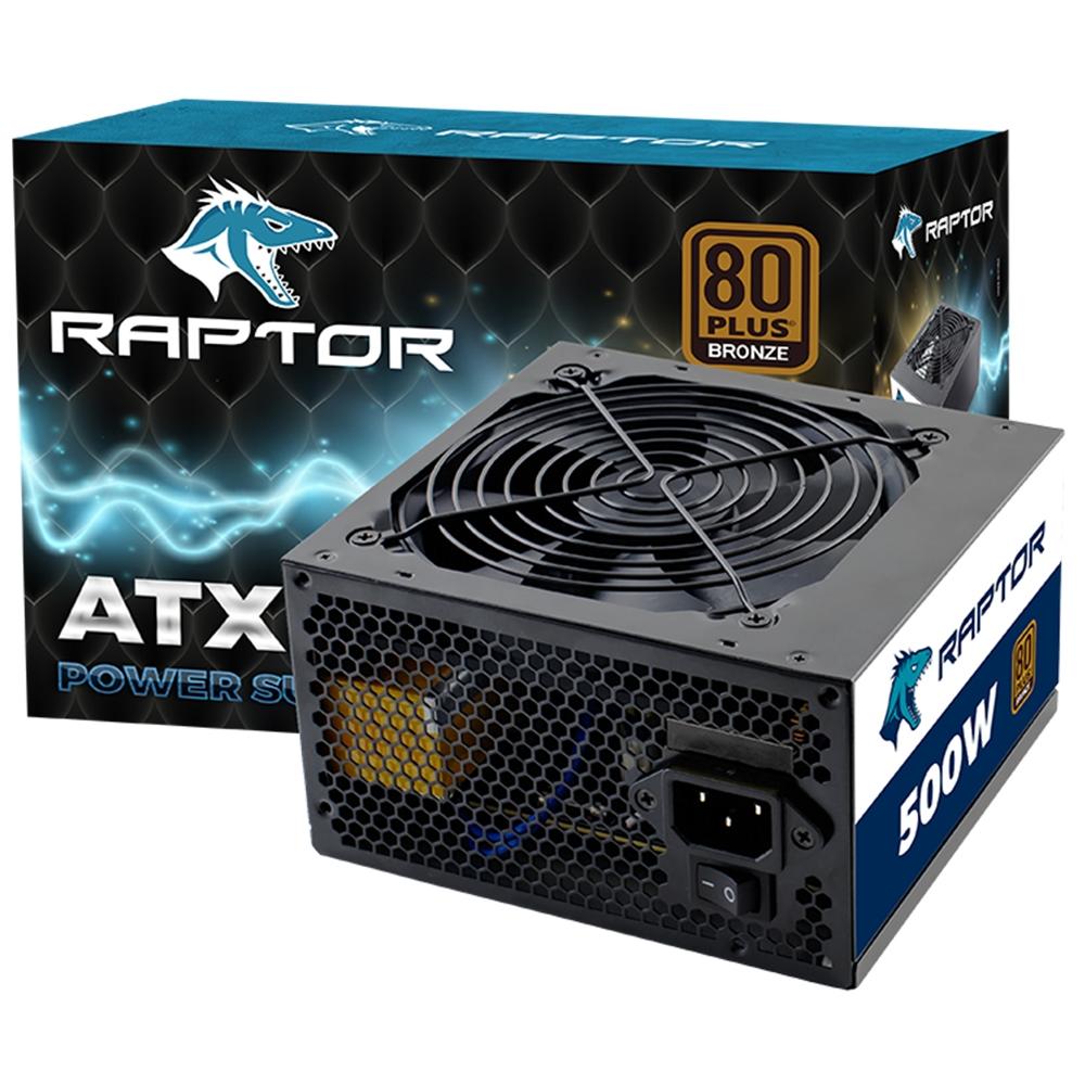 FONTE ATX  500W REAL RAPTOR 80 PLUS BRONZE - FT251BRA