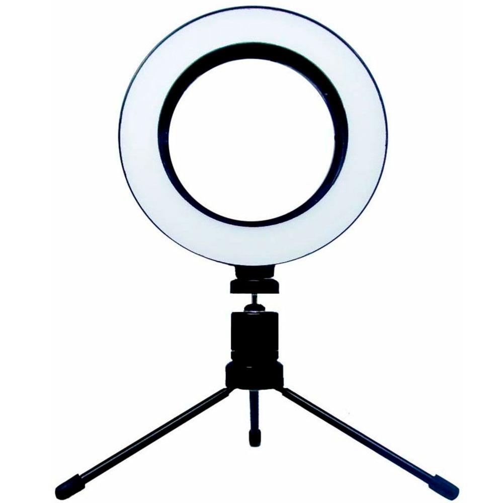 RING LIGHT ILUMINADOR LED GV BRASIL 6.5" COM TRIPE - TP.3801