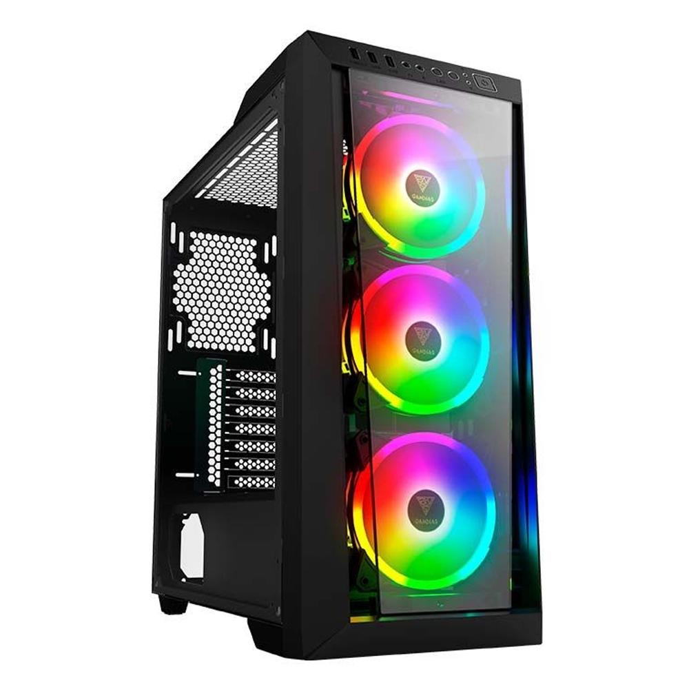 GABINETE GAMER GAMDIAS TALOS M1 LITE LATERAL EM VIDRO