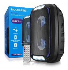 CX SOM PORTATIL BLUETOOTH 200W RMS MINI TORRE LED/PRETA (SP336)