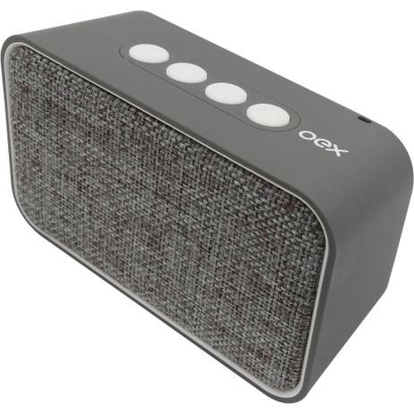 CX SOM PORTATIL BLUETOOTH WEAVE CINZA SK407