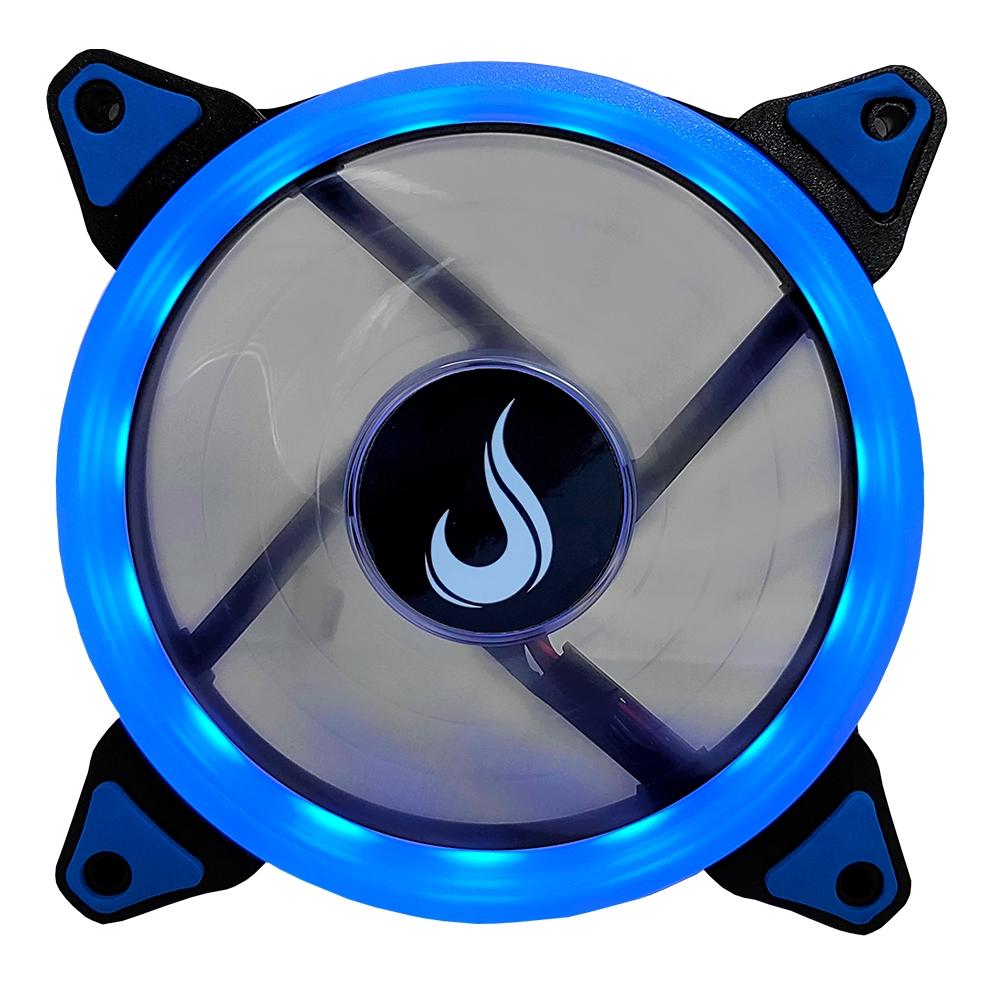 COOLER P/GABINETE RISE 120MM AZUL RM-FN-01-BB