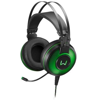 HEADSET GAMER WARRIOR RAIKO 7.1 USB COM LED VERDE (PH259)