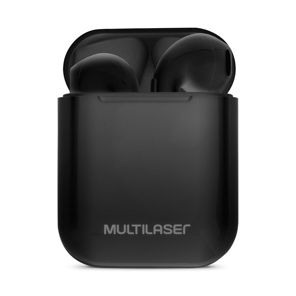 HEADSET BLUETOOTH TWS AIRBUDS PRETO (PH358)