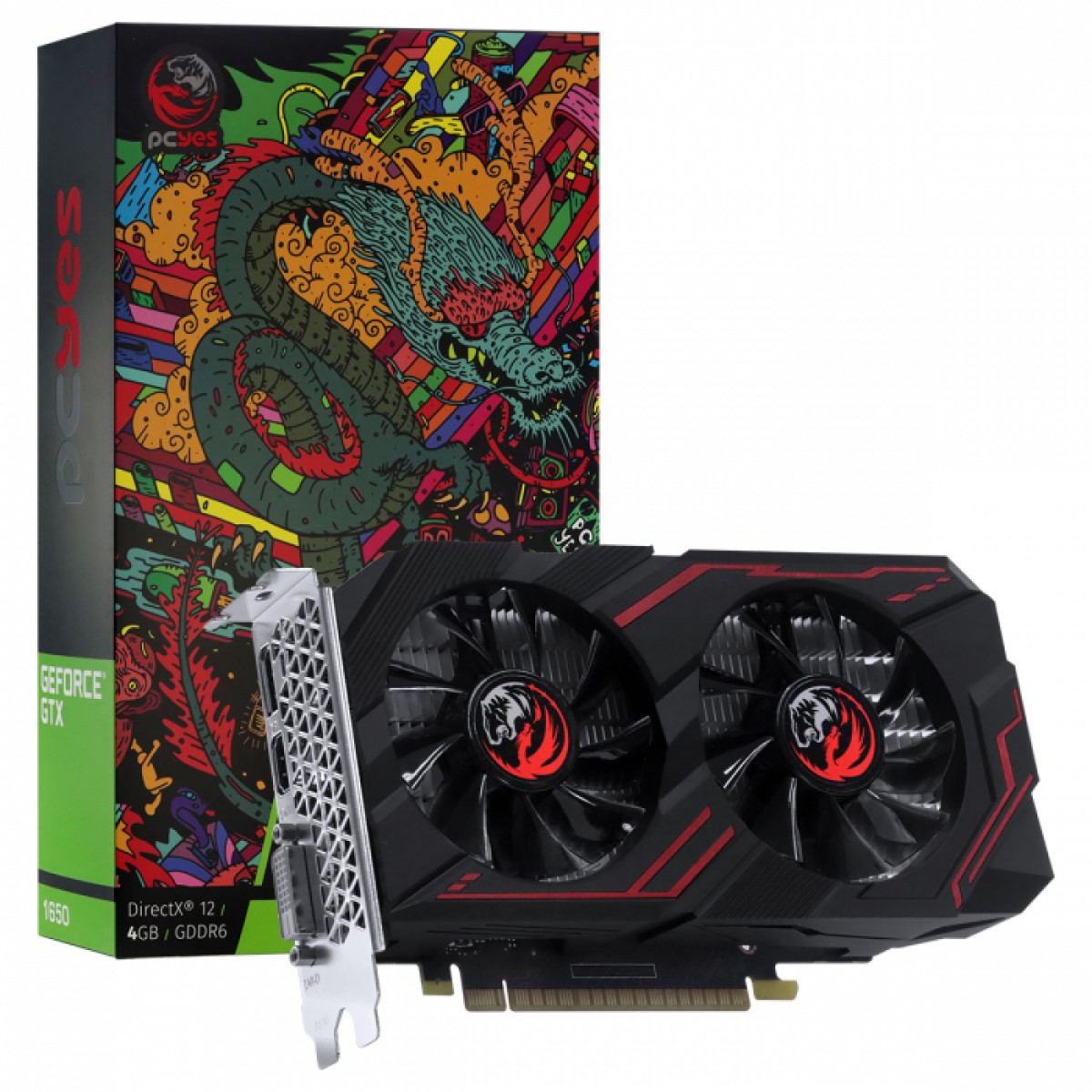PLACA DE VIDEO 4 GB GTX 1650 GEFORCE DDR6 (PA1650412820DR6)
