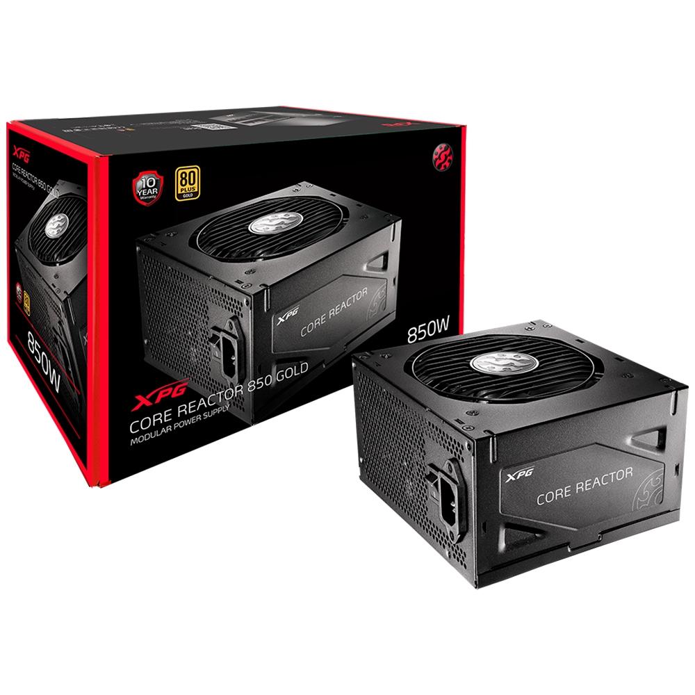 FONTE ATX  850W REAL XPG CORE REACTOR 80 PLUS GOLD MODULAR