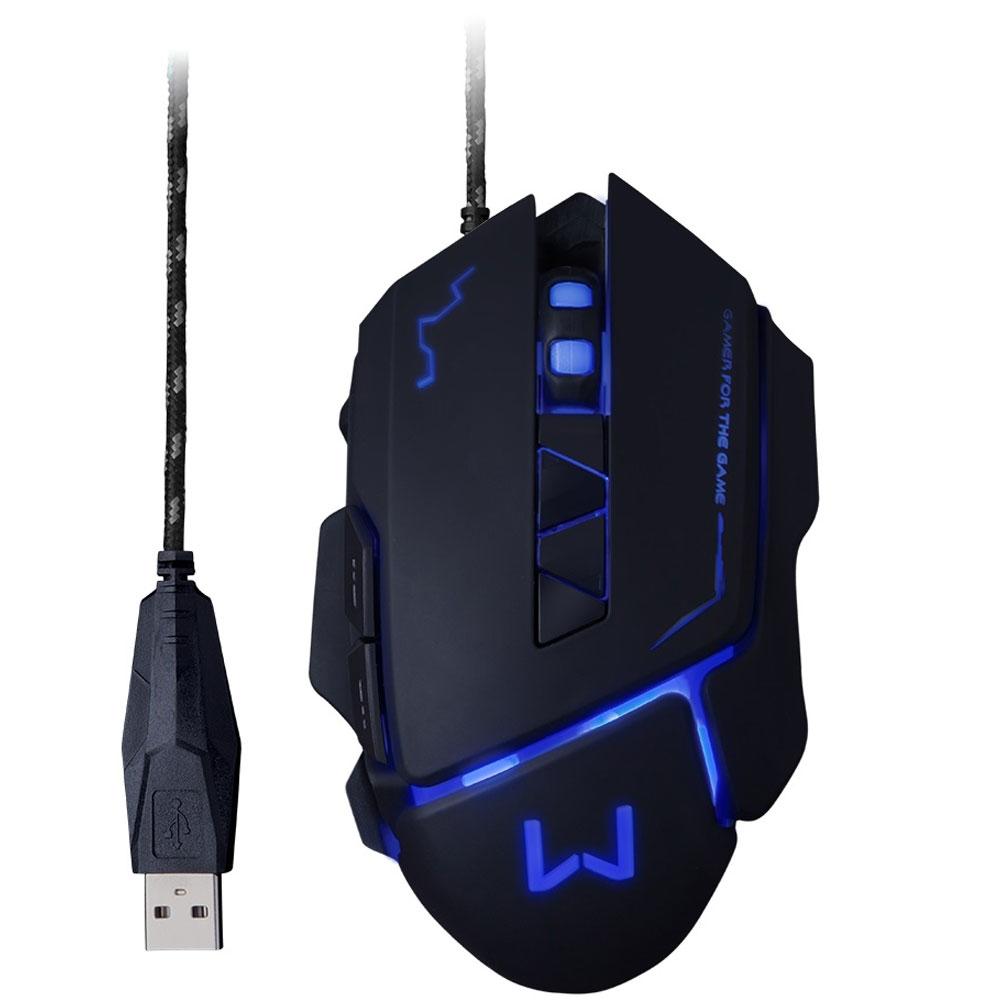 MOUSE USB GAMER WARRIOR IVOR 3200DPI (MO261)