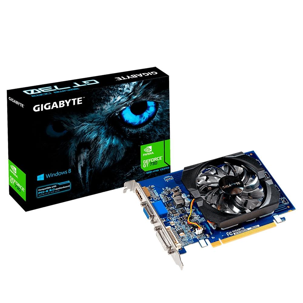 PLACA DE VIDEO 2 GB GT 730 GEFORCE DDR5 64BITS (GV-N730D5-2GI) REV2.0