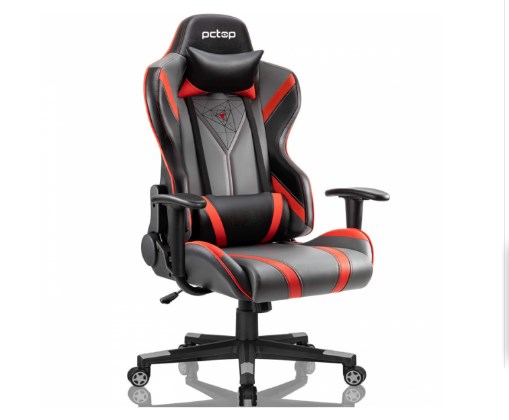 CADEIRA  GAMER PCTOP PRETA/VERMELHA X-2577