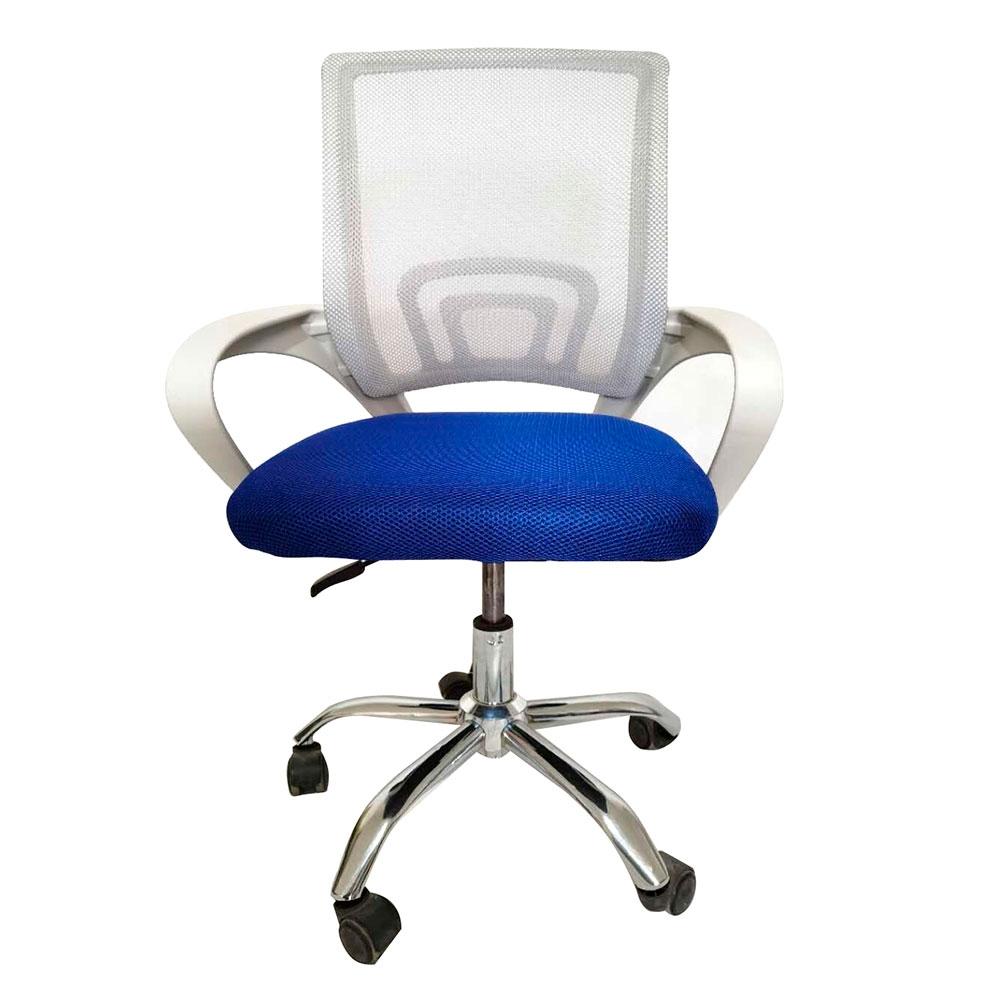 CADEIRA ESCRITORIO PCTOP HOME OFFICE FIT CINZA/AZUL 1001