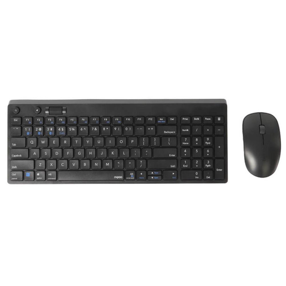 TECLADO+MOUSE WIRELESS RAPOO 8050T (RA003)