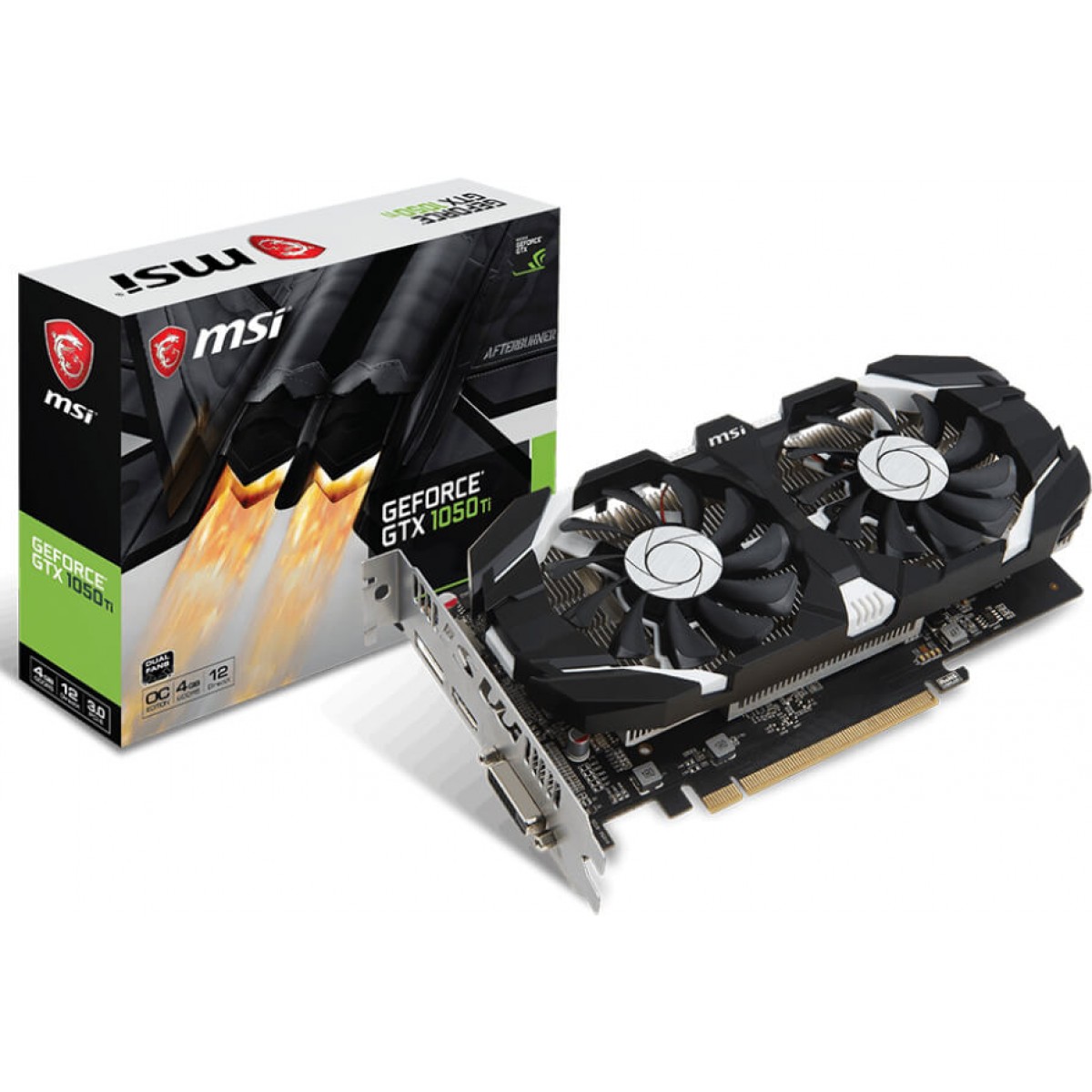 PLACA DE VIDEO 4 GB GTX 1050TI GEFORCE OC DDR5 (912-V809-2272)